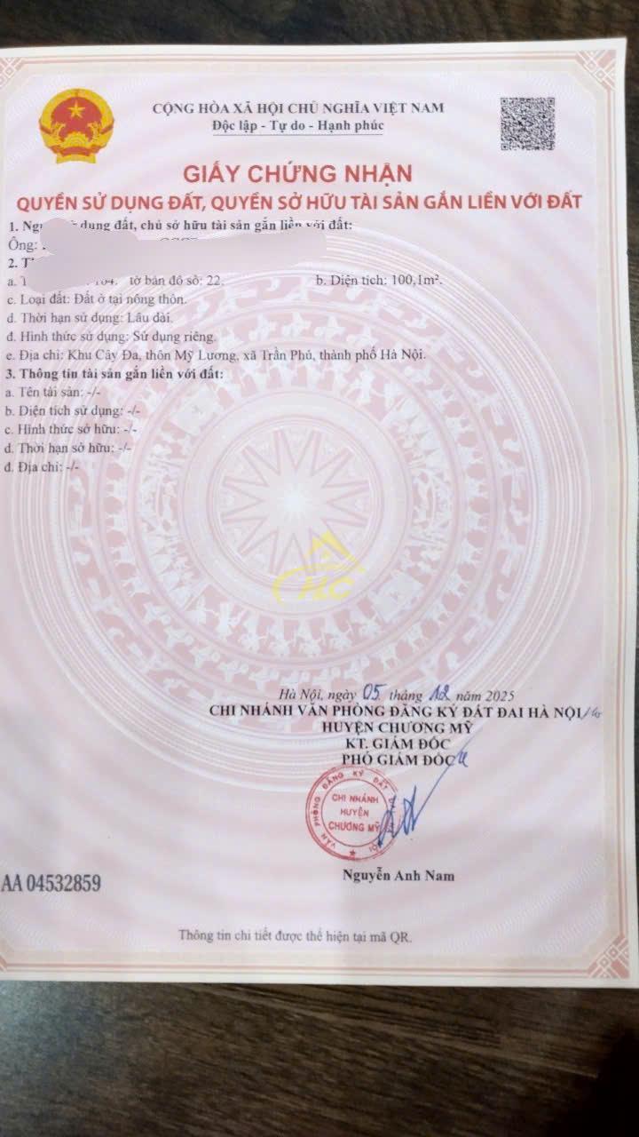 🌹100M ĐẤT ĐẸP MỸ LƯƠNG – CƠ HỘI ĐẦU TƯ GIÁ TỐT 🌹 🌹100M ĐẤT ĐẸP MỸ LƯƠNG – CƠ HỘI ĐẦU TƯ GIÁ TỐT 🌹