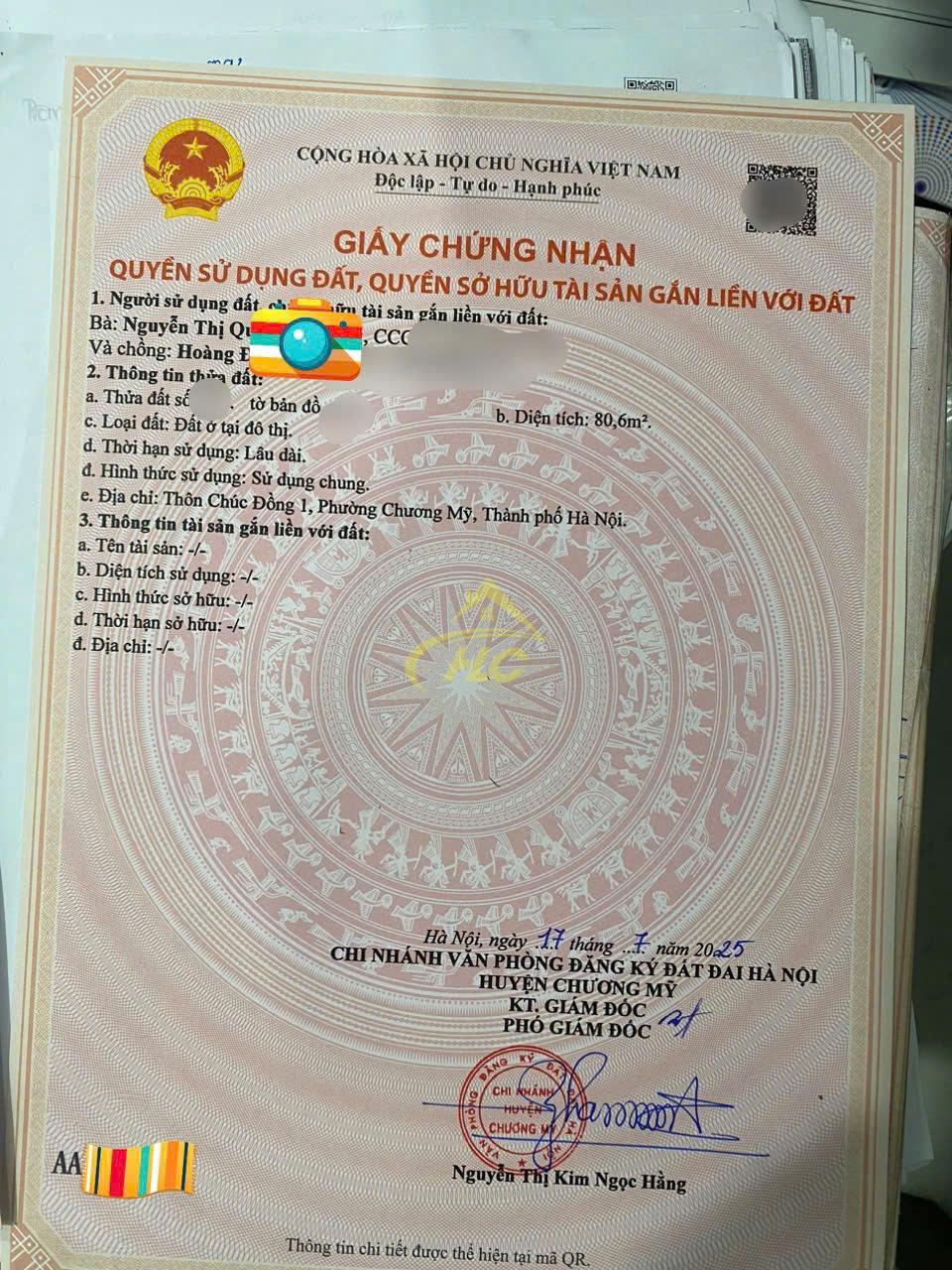💥 SIÊU PHẨM ĐẤT PHÂN LÔ 80,6M – VỊ TRÍ VÀNG CHÚC ĐỒNG, CHƯƠNG MỸ 💥 💥 SIÊU PHẨM ĐẤT PHÂN LÔ 80,6M – VỊ TRÍ VÀNG CHÚC ĐỒNG, CHƯƠNG MỸ 💥